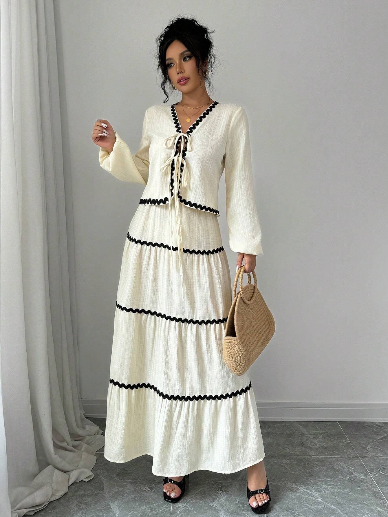 French-Style Dress & Skirt
