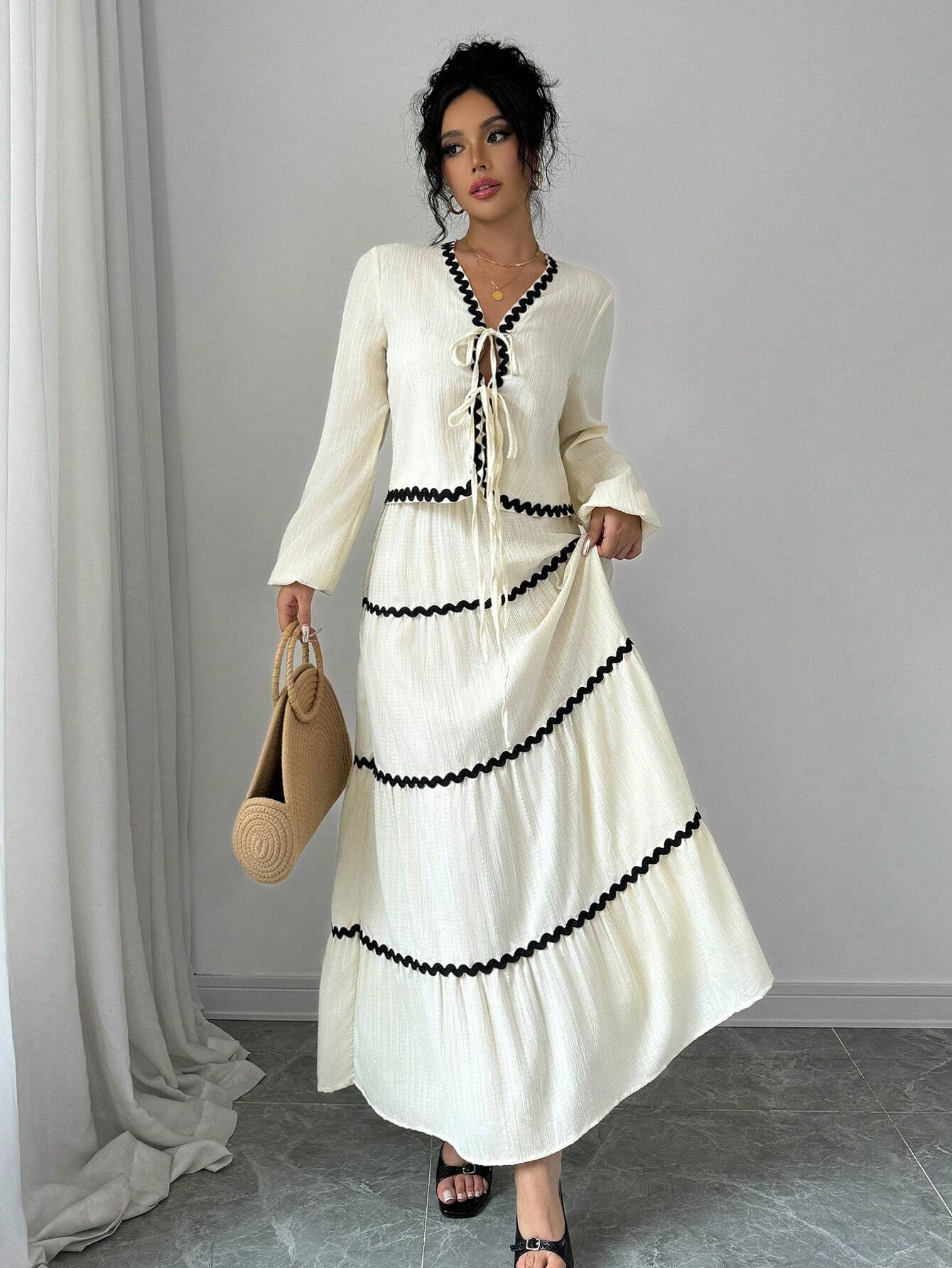 French-Style Dress & Skirt