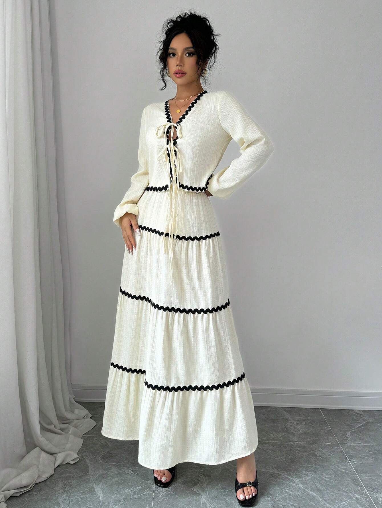 French-Style Dress & Skirt