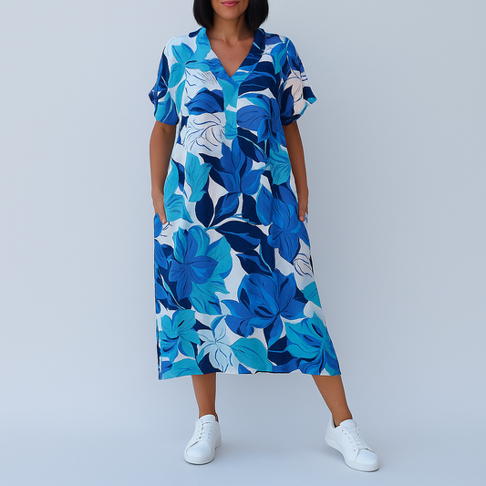 Elena Elegant Floral Dress