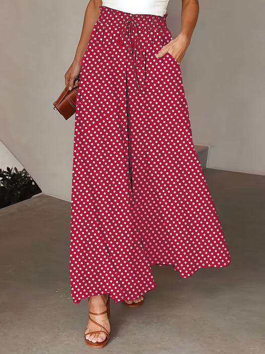 Elly Polka Dot Wide Leg Pants